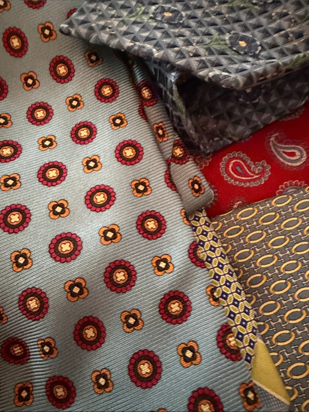 10 Men’s Silk Tie Lot Zegna Brooks Brothers J.Crew Tie Bar Banana Republic - Picture 2 of 14